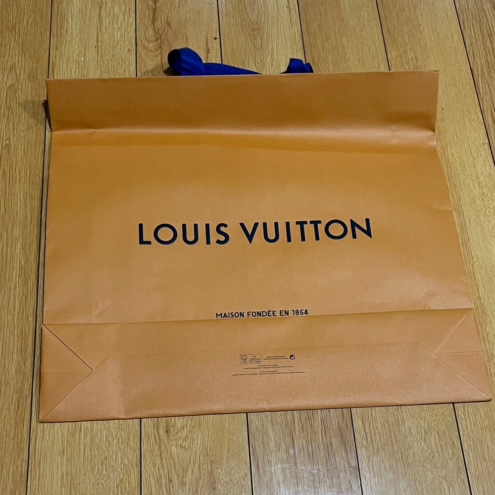 Louis Vuitton shopping Bag in Vibrant Orange 19x21 inches